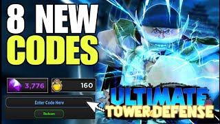 NEW ULTIMATE TOWER DEFENSE CODES 2024 MARCH  ULTIMATE TOWER DEFENSE CODES [upl. by Anelis679]