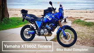 Tenere XT660Z Tenere  Bike Build [upl. by Narod]