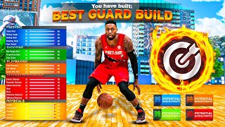 ABSOLUTE BEST Point Guard build on NBA 2K22 NEXT GEN BEST 59 PG BUILD [upl. by Oiramej]