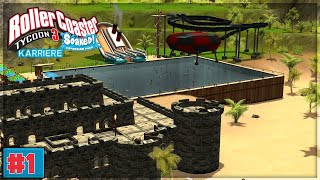 Captain Blackhearts Piratennest💦ROLLER COASTER TYCOON 3 SOAKED 001 [upl. by Girhiny]