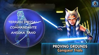 Terrain dessai  Commandante Ahsoka Tano PROVING GROUNDS SWGOH [upl. by Cindie616]