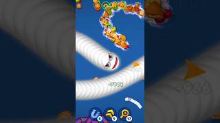 🐍worms zone io❤️001 slither snake top 01 best world record snake epic carvingwormszone [upl. by Fihsak]