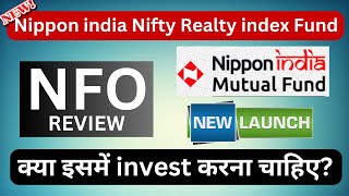 Nippon India Nifty Realty Index Fund  NFO Review in Hindi  Nippon India Fund  Tech With Shubham [upl. by Ennaeiluj704]