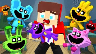 JJ vs Smiling Critters  Maizen Minecraft Animation [upl. by Meil429]