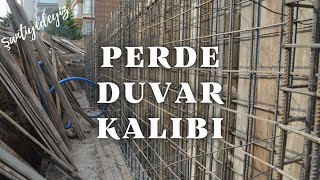 35 Perde Duvar Kalıbı  Şantiyedeyiz [upl. by Enomar]