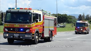 CONVOY QFRS  637A and 636A Responding Hollywell amp Helensvale [upl. by Sira]