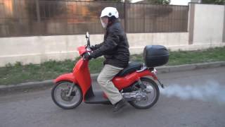 Aprilia Scarabeo 50 2T Street Part 3 [upl. by Ahsikin563]