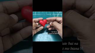 beautiful heart clay crafting artandcraft clayartsandcraftclaycraftheartheartcraftideas clayart [upl. by Anerbas]