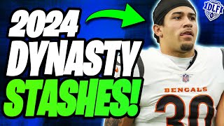 4 MUST STASH Running Backs  Dynasty Fantasy Football 2024 [upl. by Uni]