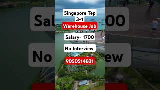 Singapore Work Permit  Singapore Tep  Singapore Study  viralvideo viralshorts [upl. by Einahpts]