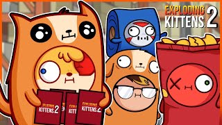 NEW IMPLODING AND EXPLODING KITTENS EXPLODING KITTENS 2 DLC wDelirious Cartoonz amp Kyle [upl. by Akimrej874]