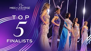 72nd MISS UNIVERSE  TOP 5  Miss Universe [upl. by Anilas]