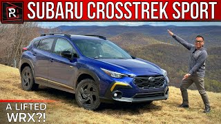 The 2024 Subaru Crosstrek Sport Is A Turbo Shy Of Being A Lifted WRX Hatch [upl. by Name449]