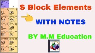 S  block elements Chemistry  S block Element class 11 and 12  s block in hindi [upl. by Latton963]