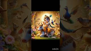 Hare Krishna❤️🥰 shortviral krishno song rieles romantic [upl. by Pauli]