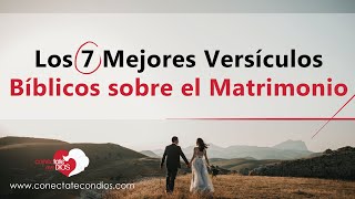 👩‍❤️‍👨 Los 7 Mejores Versículos Bíblicos sobre el Matrimonio Citas Bíblicas para Parejas [upl. by Vanthe]