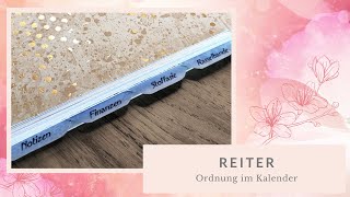 Reiter für meinen DIY Kalender  bullet journal [upl. by Madid]