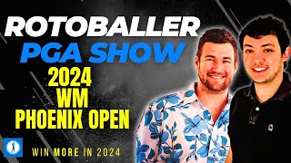 2024 Waste Management Phoenix Open  The RotoBaller PGA Show [upl. by Navonod73]