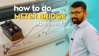 Meter Bridge Experiment  How to Determine Wire Resistance using Metre Bridge  Class 12 [upl. by Assirrem]