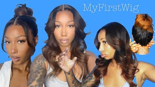 SummerFriendly 4In1 Wig Serving Looks with this PreCut lace PrePlucked ampGlueless MyFirstWig [upl. by Nalyt]