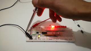 Electrónica Digital  Circuito Integrado 4017 [upl. by Eneres355]