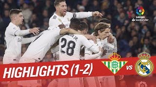 Highlights Real Betis vs Real Madrid 12 [upl. by Archaimbaud51]