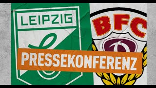 Pressekonferenz zum Spiel BSG Chemie Leipzig gegen den BFC Dynamo [upl. by Azyl]