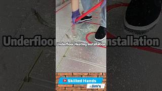 Underfloor Heating Installation Bringing Warmth to Your Home Jimskilledhands [upl. by Yellas]