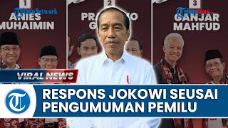 REAKSI Jokowi seusai Pengumuman Hasil Rekapitulasi Pemilu 2024 Apresiasi Kinerja KPU amp Bawaslu [upl. by Grieve]