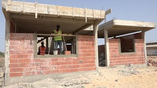 Découverte de la construction en brique de terre au Sénégal [upl. by Eduino]