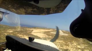 Flight to Sitia Airport Crete Greece  Landing [upl. by Ayihsa706]