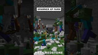 Minecraft Mob Spawner XP Farm minecraft shorts [upl. by Myers316]