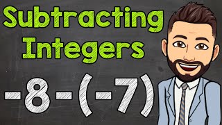 Subtracting Integers  How to Subtract Positive and Negative Integers [upl. by Dominus]