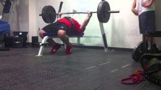 Bench Press PR  350x1 [upl. by Noj946]