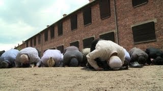 Muslim imams pray at Auschwitz for Holocaust dead [upl. by Elorak533]