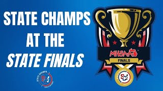 2024 MHSAA Boys Basketball State Finals  STATE CHAMPS AT THE STATE FINALS [upl. by Jeralee]