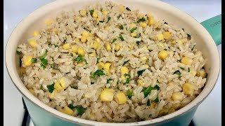 Cilantro Lime Brown Rice Recipe [upl. by Irahk]