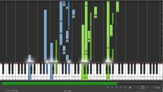 evanescence  You Star piano Synthesia [upl. by Urbannai]