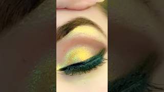 Golden eye makeup youtubeshorts eyemakeup makeupartist makeuptutorial [upl. by Nipahc619]