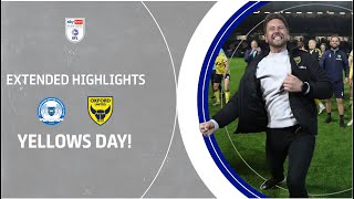 YELLOWS DAY Peterborough United v Oxford United extended highlights [upl. by Heyes217]