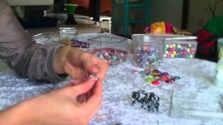 Tuto  boucles doreilles Cathoo Crea [upl. by Hearsh]