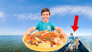 Louisiana Blue Crab Catch And Cook [upl. by Llehcsreh]