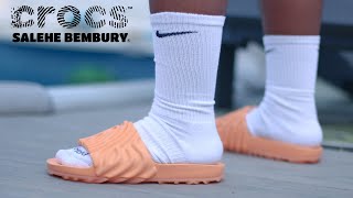 SALEHE BEMBURY x CROCS POLLEX SLIDE quotCITRUS MILKquot  REVIEW ONFOOT amp SIZING [upl. by Gerald]