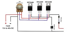 Voltage regulator circuit output 50A voltageregulator voltage electric [upl. by Arahs]