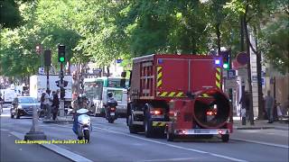 Pompiers de Paris Porte Berce Producteur de mousse avec Appui Ventilation en Urgence [upl. by Huff]