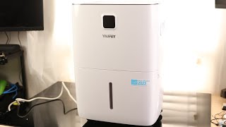 Yaufey 80Pint Energy Star Dehumidifier for Home Basement and Large Rooms up to 5000 Sq Ft [upl. by Leroy]