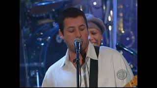 TV Live Adam Sandler  quotWerewolves of Londonquot Letterman 2004 [upl. by Alikahs]