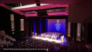 BNU Graduation  Wycombe Swan Theatre  High Wycombe Buckinghamshire England [upl. by Anaujik729]