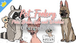 Adorable Pets  Compilation  Pixie Brutus Lola and MrWrinkles  PetFoolery Comic Dub [upl. by Yecaj]