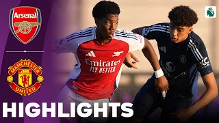 Arsenal vs Manchester United  What a Game  U21 Premier League 2  Highlights 16082024 [upl. by Heinrik]